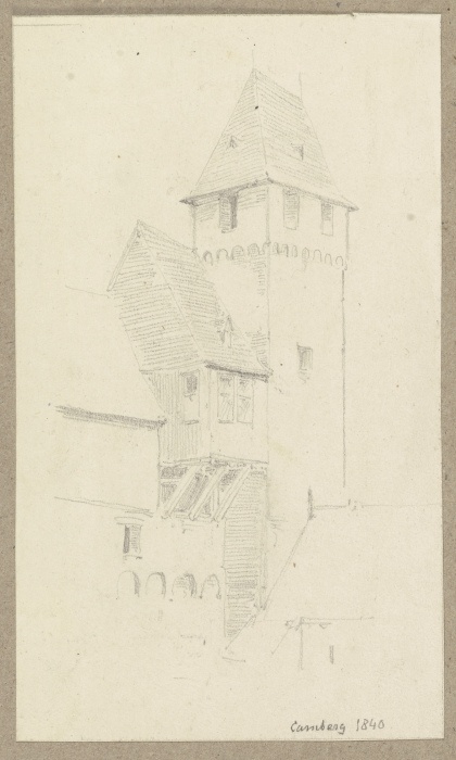 Der Untertorturm in Bad Camberg od Carl Theodor Reiffenstein