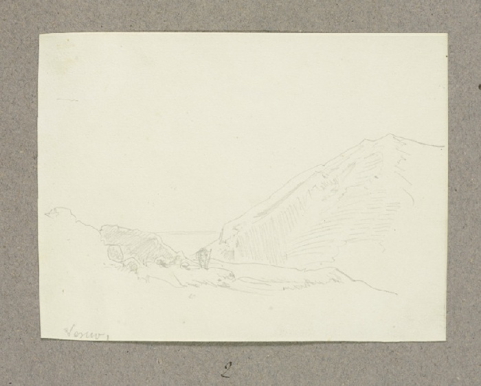 The Mount Vesuvius od Carl Theodor Reiffenstein