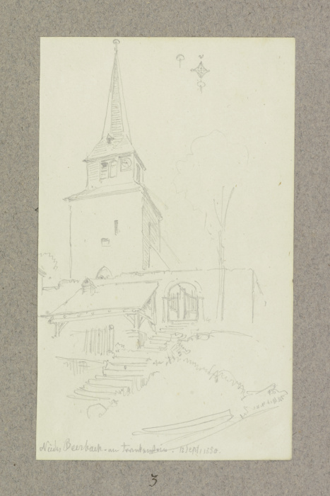Die evangelische Kirche Nieder-Beerbach od Carl Theodor Reiffenstein