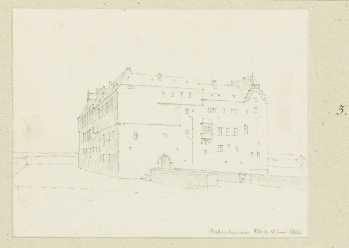 Babenhausen castle od Carl Theodor Reiffenstein