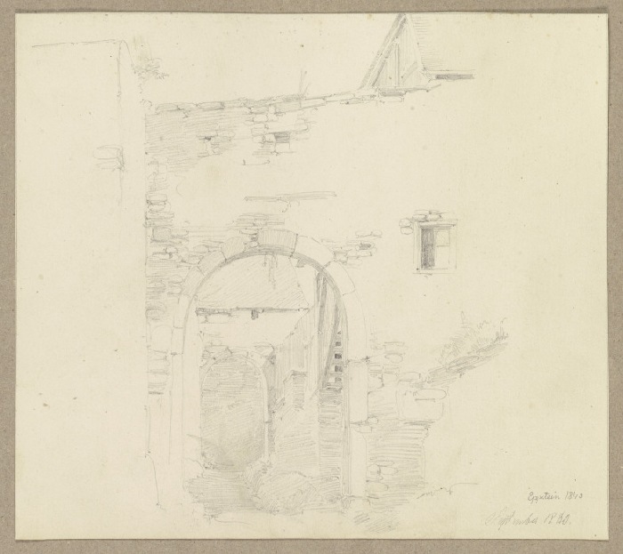Archway in Eppstein od Carl Theodor Reiffenstein