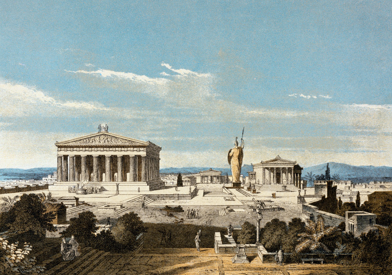 Acropolis od Carl Votteler