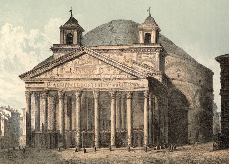 Rome , Pantheon od Carl Votteler