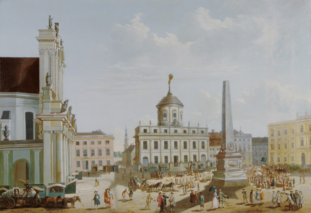 View of the Town Hall od Carl Christian Baron