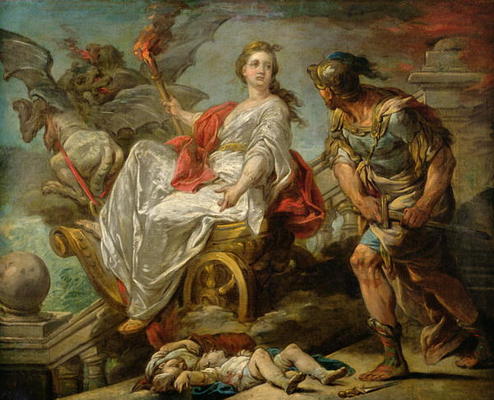 Jason and Medea, 1759 (oil on canvas) od Carle van Loo