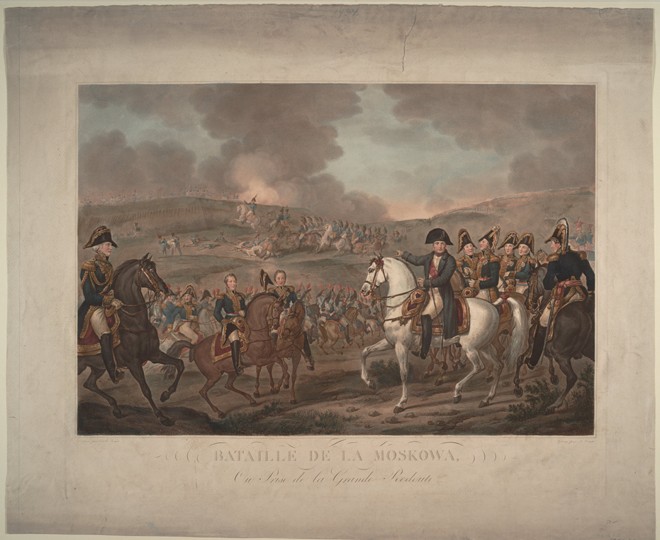 The Battle of Borodino on August 26, 1812 od Carle Vernet