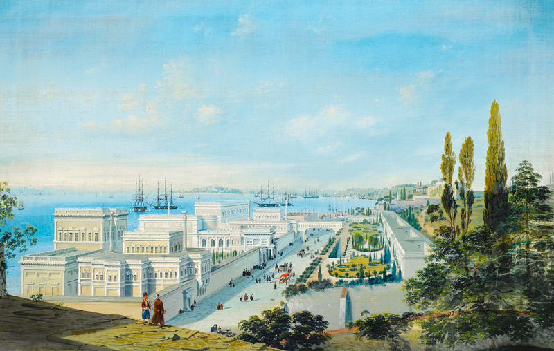The Ciragan Palace in Constantinople od Carlo Bossoli