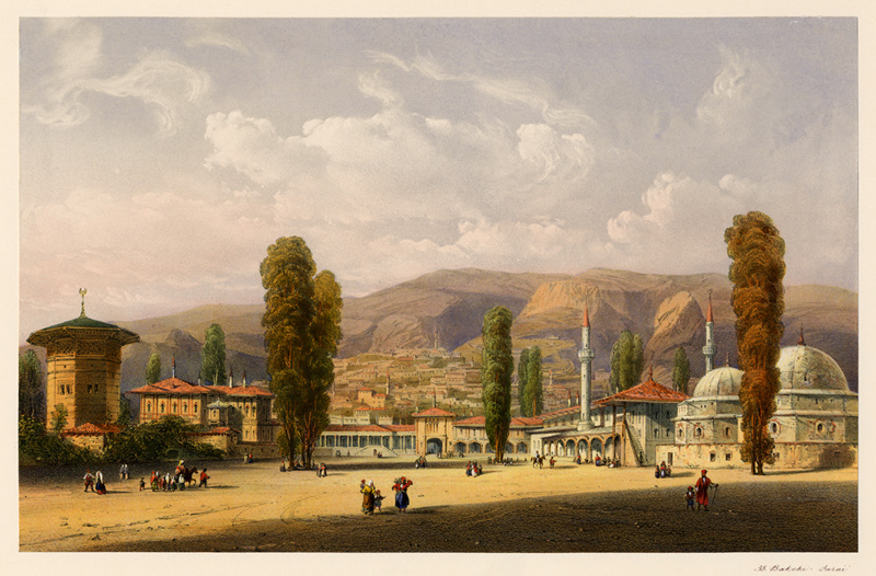 The Bakhchisaray Khan's Palace od Carlo Bossoli