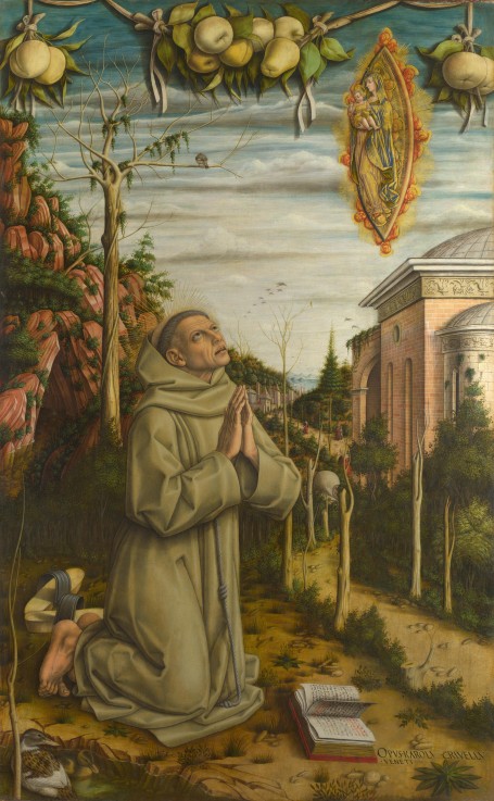 The Vision of the Blessed Gabriele od Carlo Crivelli