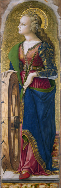 Saint Catherine of Alexandria od Carlo Crivelli