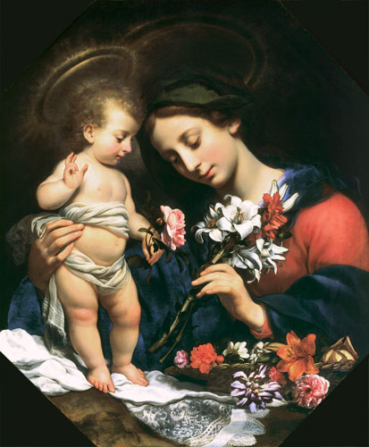 Maria with the Jesuskind. od Carlo Dolci