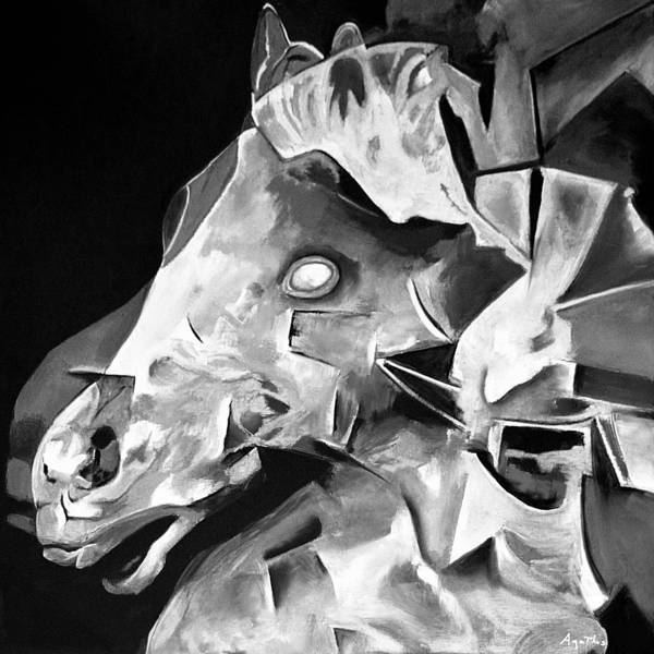 TRANSGEOMETRIC HORSE IN SIENA od Carlo  Franzoso 