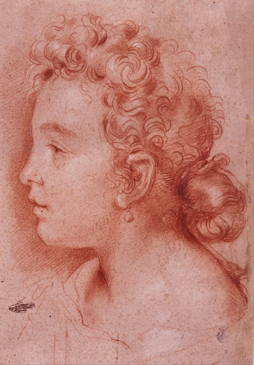 Portrait of Faustina Maratti od Carlo Maratta