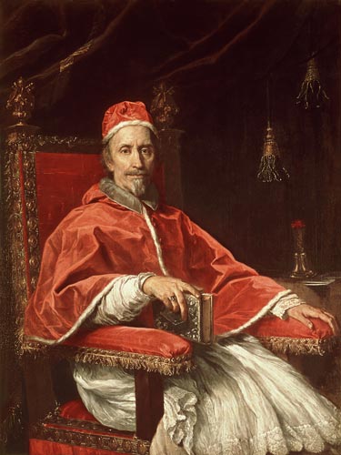 Portrait of Pope Clement IX (1600-69) od Carlo Maratta