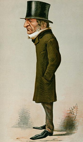 William Ewart Gladstone (1809-98) cartoon from Vanity Fair, 6th February 1869 od Carlo ('Ape') Pellegrini