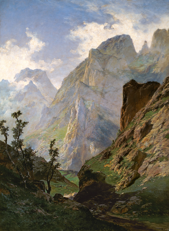 Mountains in Europe od Carlos Haes