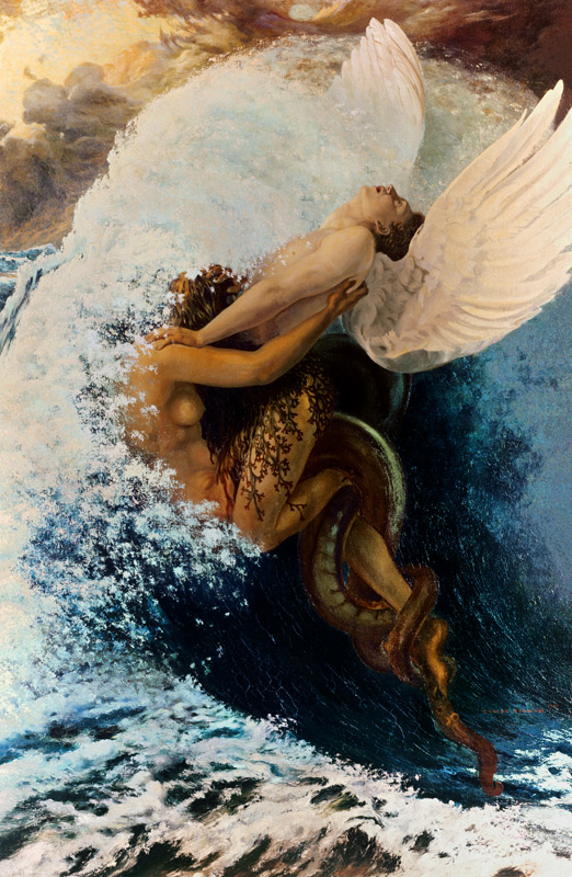 Obsession and ideal od Carlos Schwabe