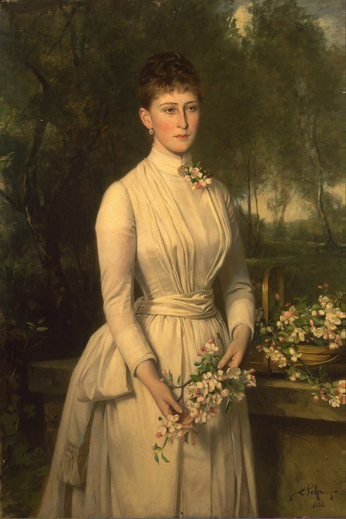 Portrait of Grand Duchess Elizaveta Fyodorovna (1864–1918), Princess Elizabeth of Hesse and by Rhine od Carl Rudolph Sohn
