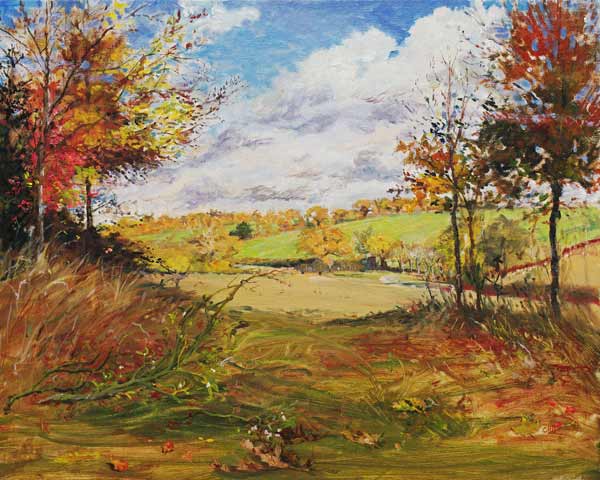 Autumn (oil on canvas)  od Caroline  Hervey-Bathurst