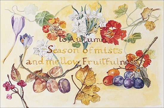 Ode to Autumn Keats od Caroline  Hervey-Bathurst