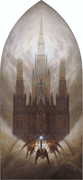 The cathedral od Caspar David Friedrich