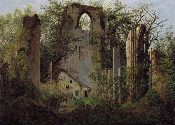 Eldena Ruin od Caspar David Friedrich