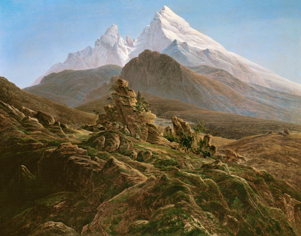 The Watzmann od Caspar David Friedrich