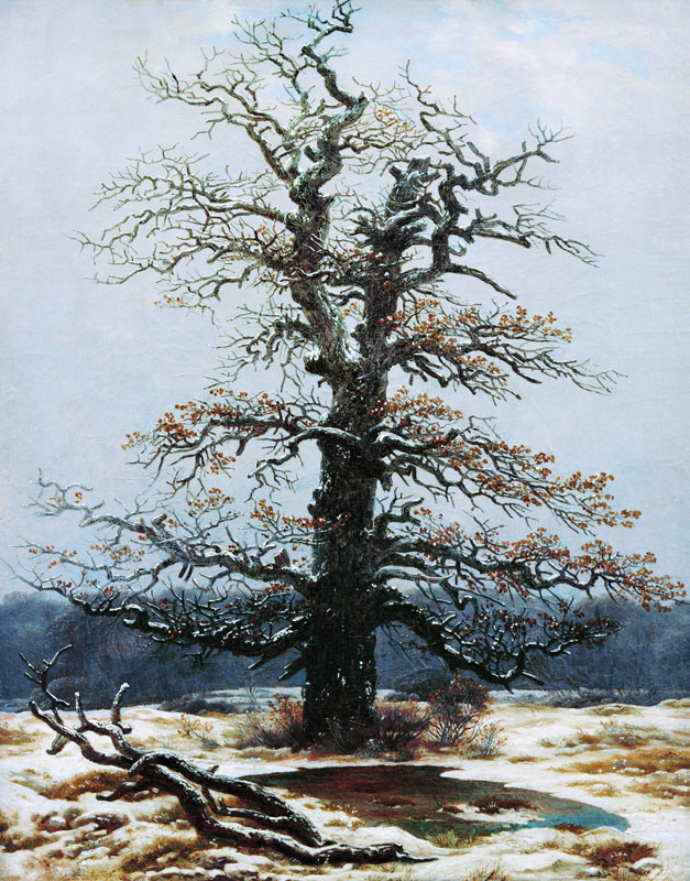 Calibrate in the snow od Caspar David Friedrich