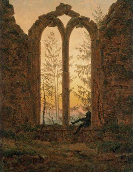 Klosterruine Oybin od Caspar David Friedrich