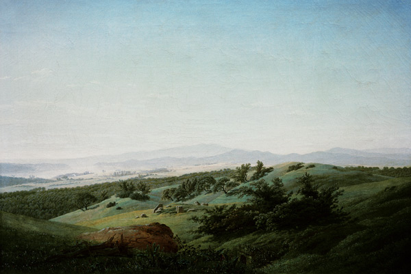 Landscape with lake od Caspar David Friedrich