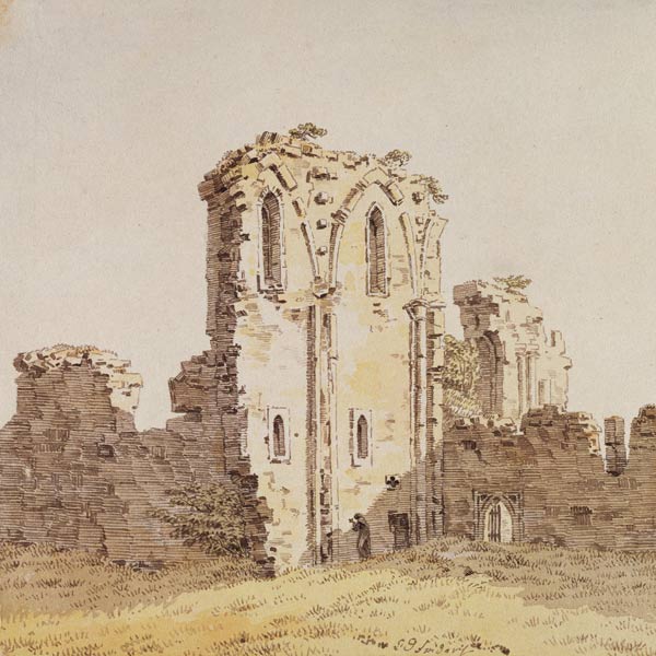 Monastery Ruins (Gothic Church Ruin) od Caspar David Friedrich