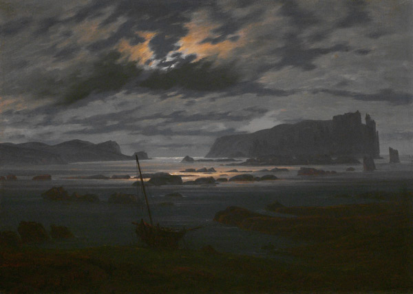 Northern Sea in the Moonlight od Caspar David Friedrich