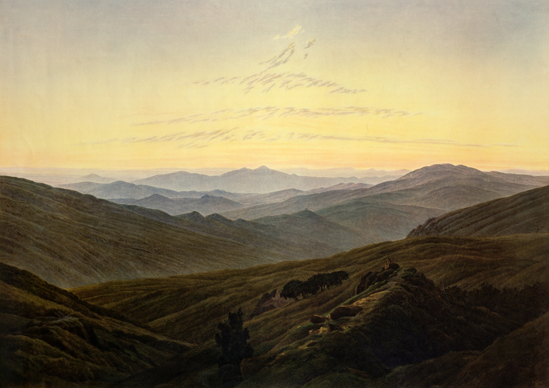 Riesengebirge od Caspar David Friedrich