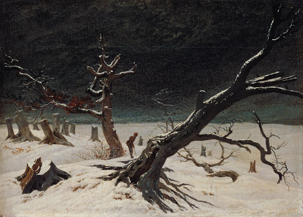 Winter landscape od Caspar David Friedrich
