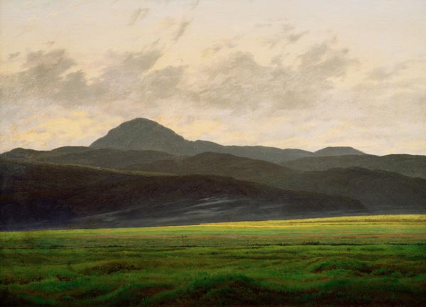 Bohemian Landscape od Caspar David Friedrich