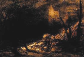 Conflagration. od Caspar David Friedrich