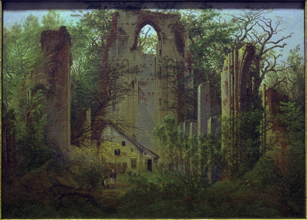 Abbey ruin Eldena od Caspar David Friedrich