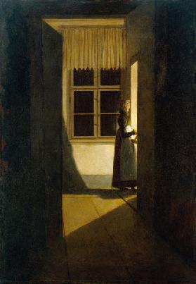 Woman with the candlestick