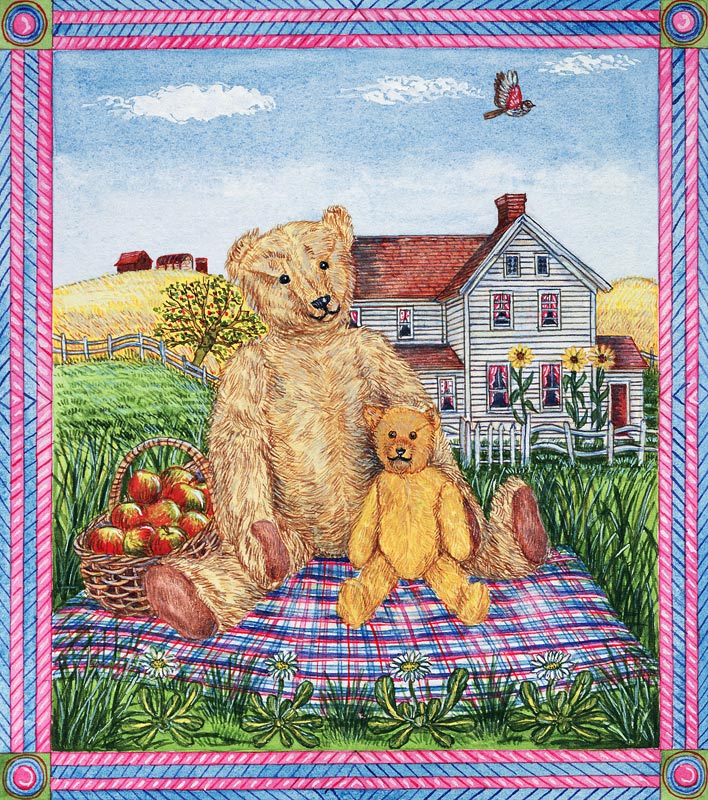 The Teddy Bears'' Picnic (w/c on paper)  od Catherine  Bradbury