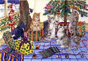 The Cats'' Christmas (w/c on paper) 