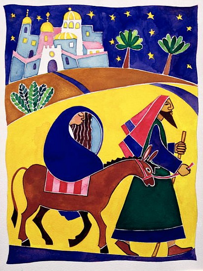 Journey to Bethlehem  od Cathy  Baxter