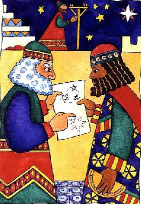 The Wise Men Looking for the Star of Bethlehem 