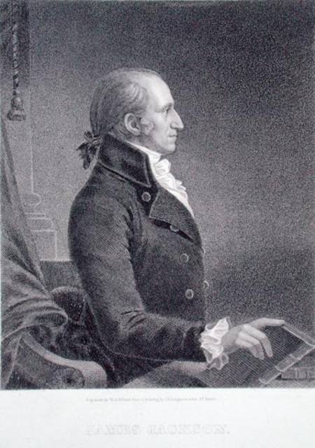 General James Jackson (1757-1806) od C.B.J.F. de Saint-Memin