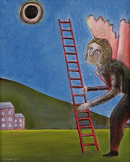 The Rise of Icarus, 1989 (oil on canvas)  od Celia  Washington