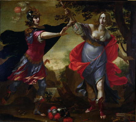 Rinaldo and Armida, c.1630-40 (oil on canvas) od Cesare Dandini