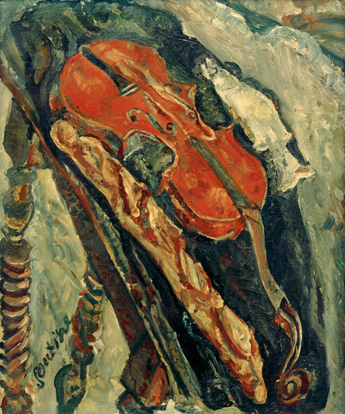 Still life with Violin, Bre od Žádost Soutine