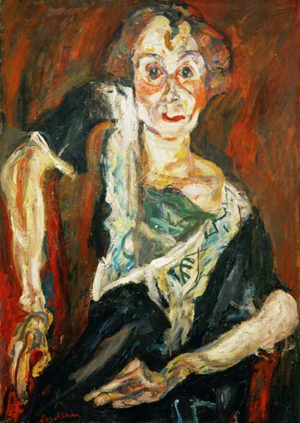 The Old Actress / painting od Žádost Soutine