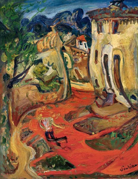 Street in Cagnes od Žádost Soutine