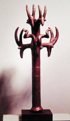 Sceptre with ibex heads, from the 'Cave of the Treasure', Nahal Mishmar, Judean Desert