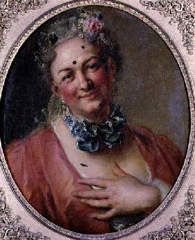 Portrait of the Singer Pierre de Jelyotte (1713-97) in Female Costume